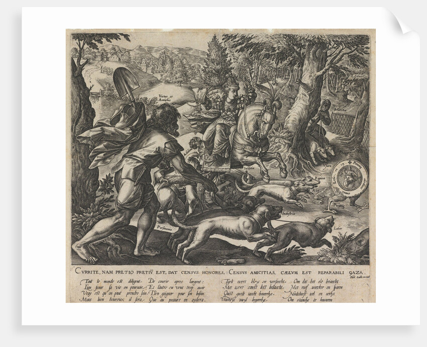 An Allegorical Hunt, 1578 by Johannes Stradanus