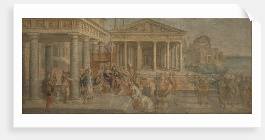 The Queen of Sheba before King Solomon, ca 1545 by Lambert Sustris