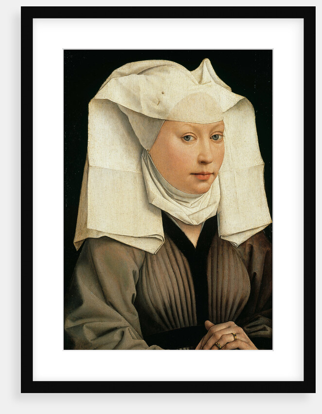 Portrait of a Woman with a Winged Bonnet, c. 1440 by Rogier van der Weyden