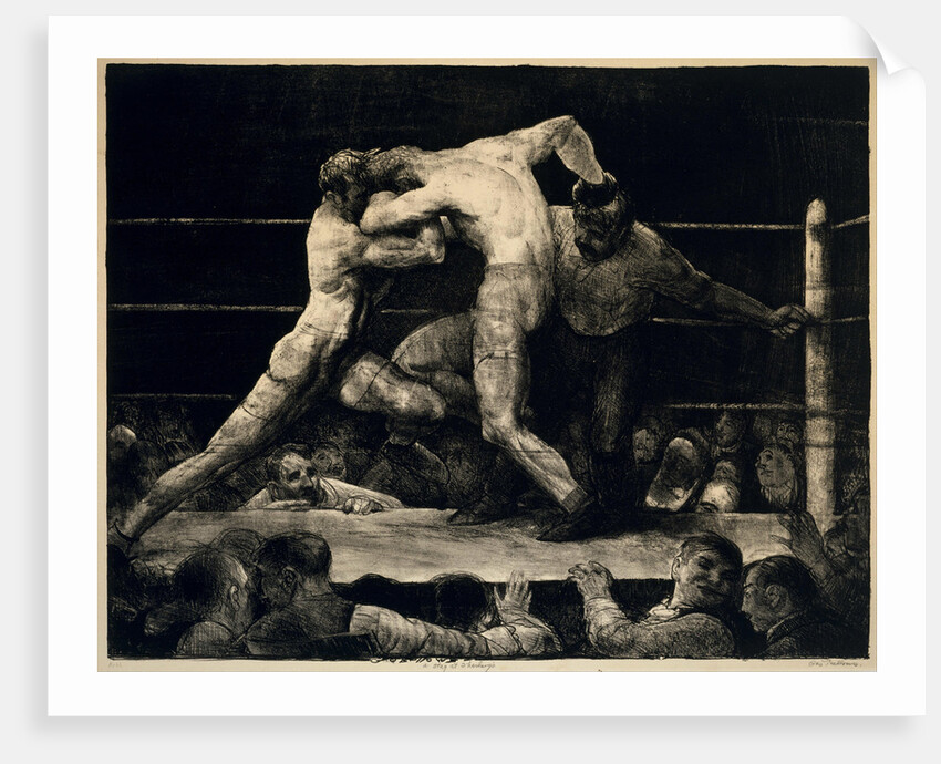 A Stag at Sharkeys, 1917 by George Bellows