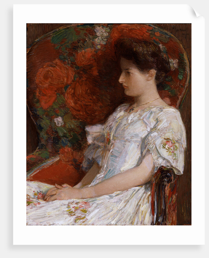 The Victorian Chair, 1906 by Childe Hassam