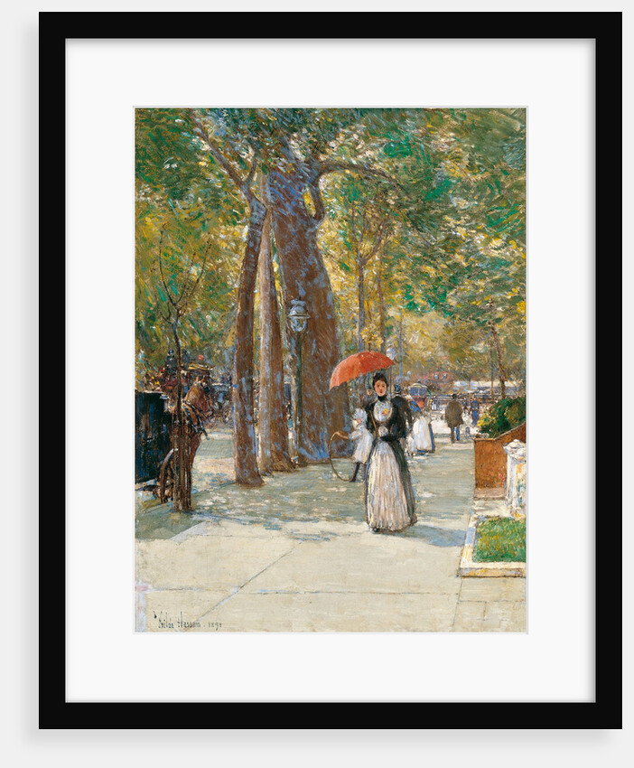 Fifth Avenue at Washington Square, New York, 1891 by Childe Hassam