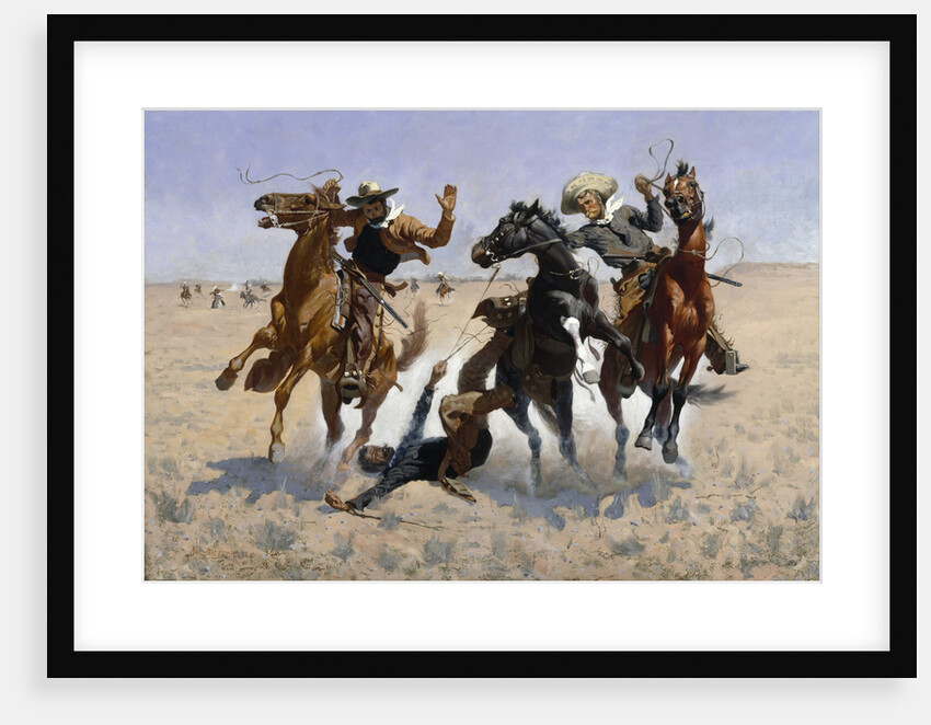 Aiding a Comrade, 1890 by Frederic Sackrider Remington