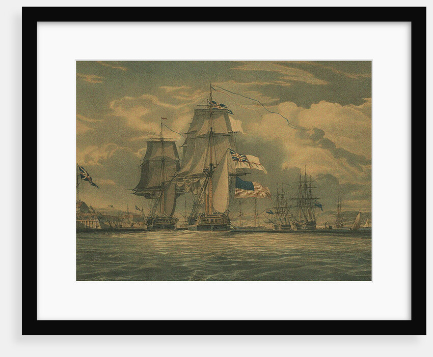 HMS Shannon captures USS Chesapeake, 1 June 1813, 1813 by J. G. C. Schetly
