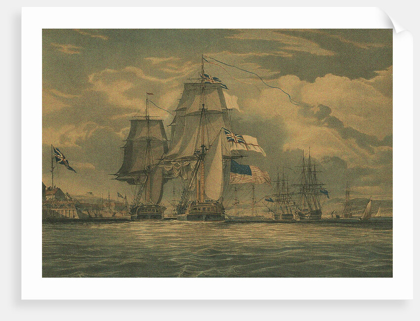 HMS Shannon captures USS Chesapeake, 1 June 1813, 1813 by J. G. C. Schetly