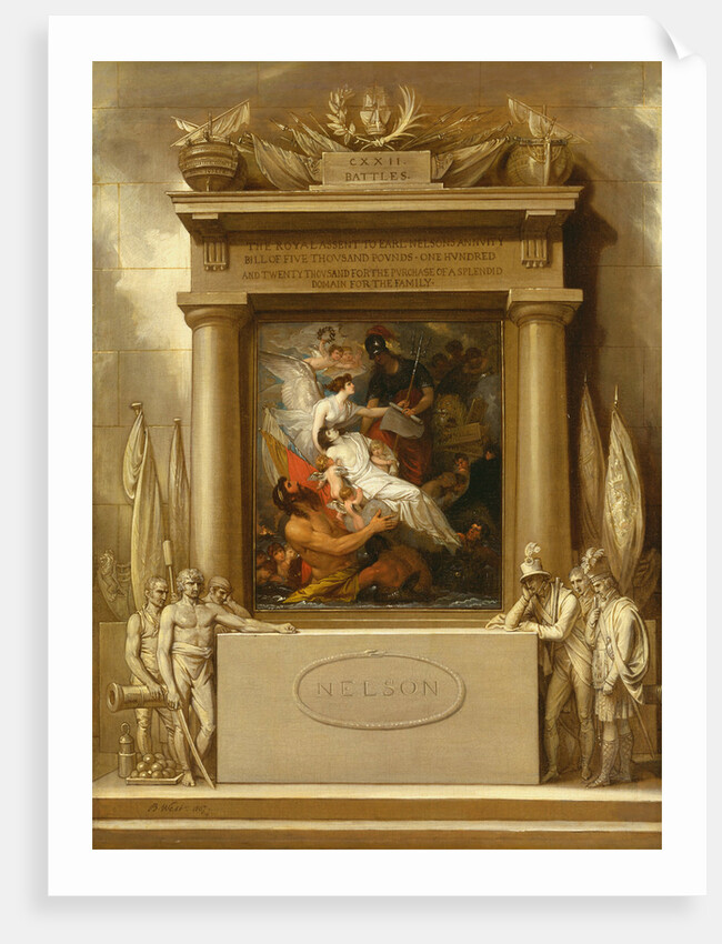 The Apotheosis of Nelson, 1807 by Benjamin West