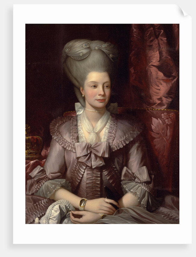 Queen Charlotte of the United Kingdom, 1777 by Benjamin West