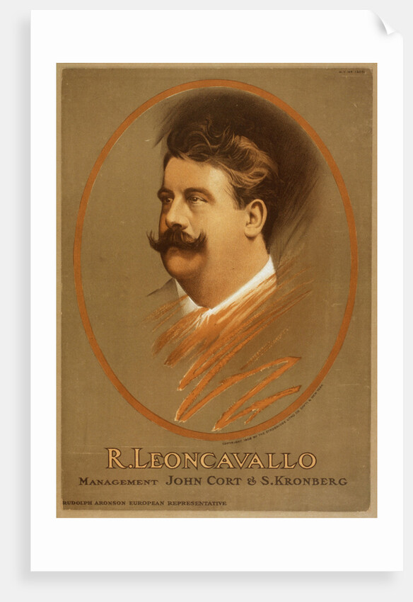 Ruggiero Leoncavallo, c. 1906 by Anonymous