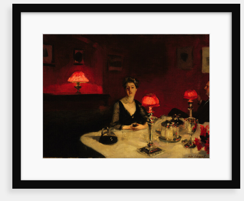 A Dinner Table at Night, 1884 by John Singer Sargent
