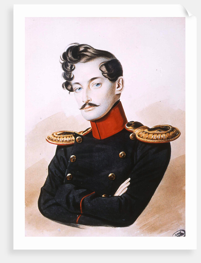 Portrait of Georges-Charles de Heeckeren dAnthès, 1830s by Anonymous