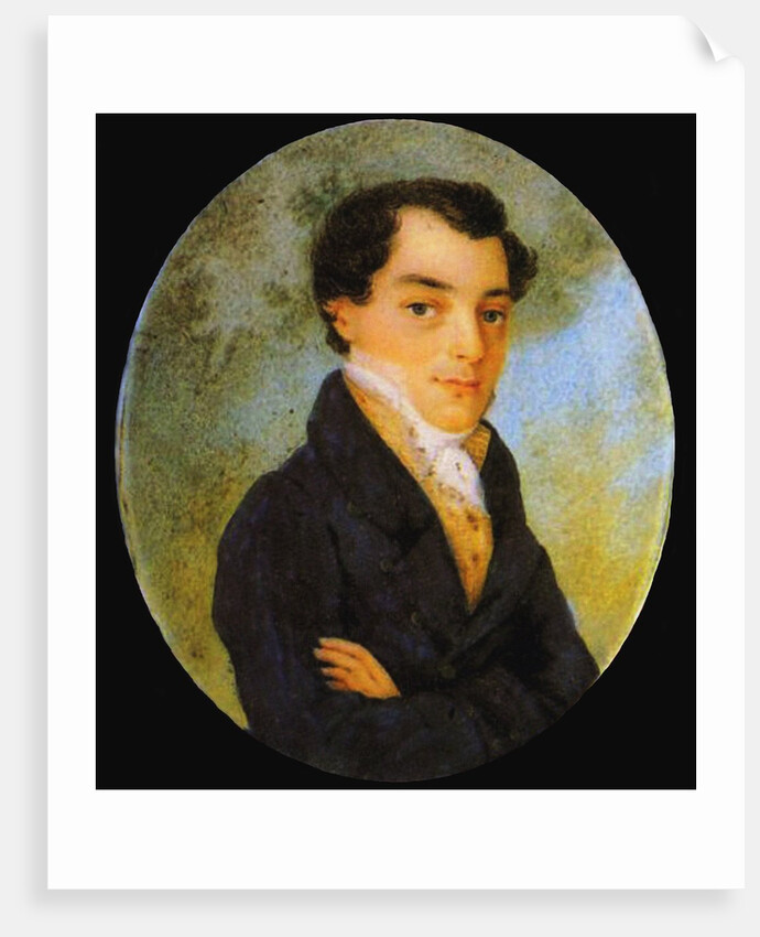 Portrait of Kondraty Fyodorovich Ryleyev, after 1826 by Anonymous