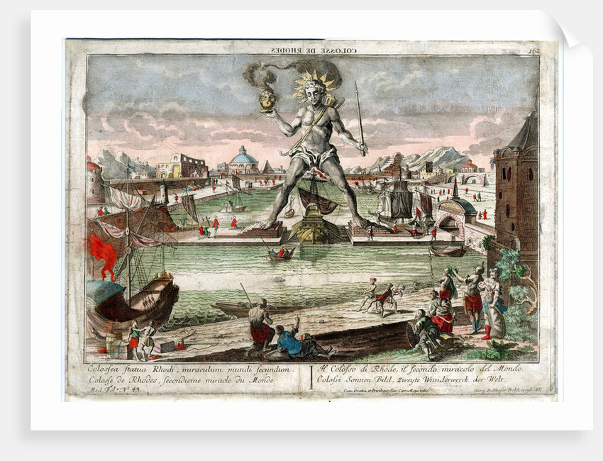 The Colossus of Rhodes, 1760 by Anonymous
