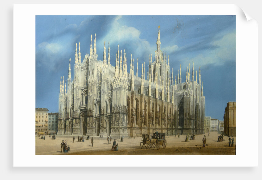 The Milan Cathedral, 1860s by Anonymous