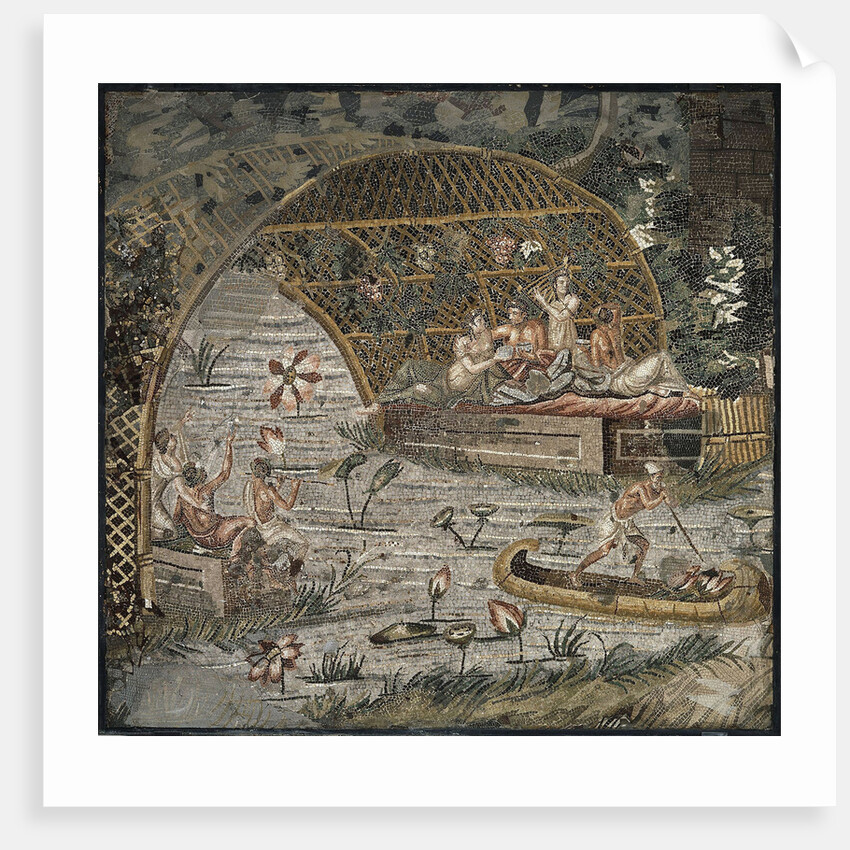 Nile mosaic of Palestrina, 3rd cen. BC by Classical Antiquities