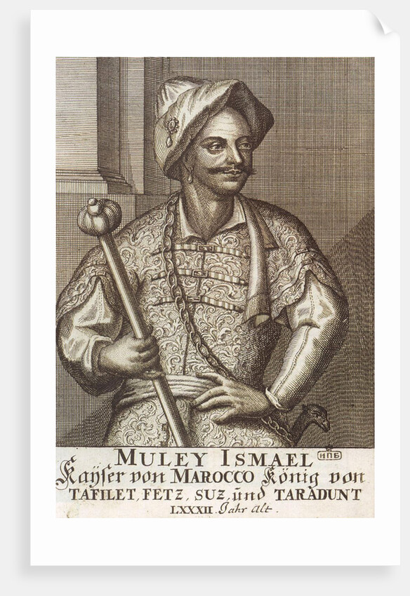Moulay Ismaïl Ibn Sharif, King of Morocco, 1726 by Anonymous
