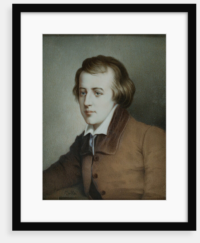 Portrait of the poet Heinrich Heine, ca 1825 by Anonymous