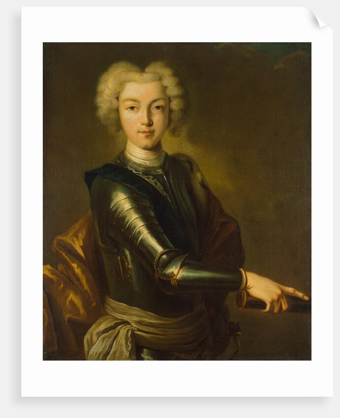 Portrait of the Tsar Peter II of Russia, 18th century by Anonymous