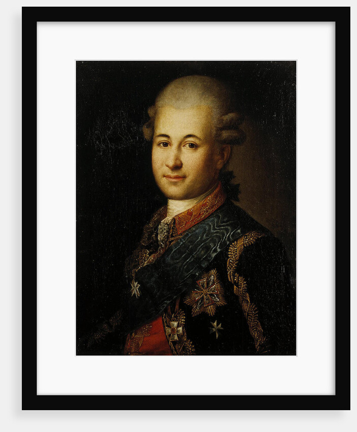 Portrait of Semyon Zorich, the Catherine the Greats Favourite, Late 18th cent by Anonymous