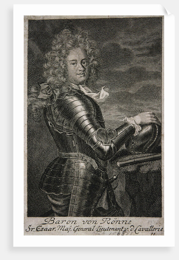 Portrait of Baron Carl Ewald von Roenne (1663?1716) by Anonymous