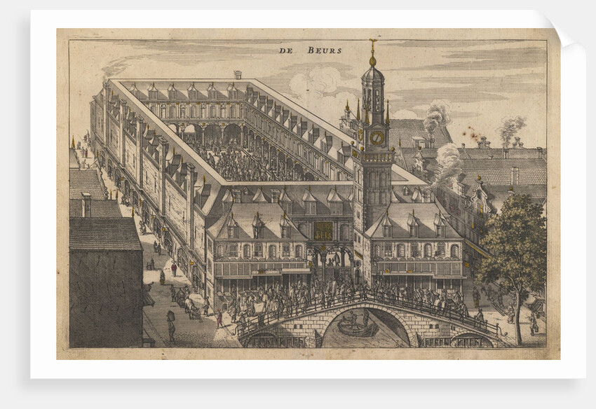 The Amsterdam Stock Exchange, Early 17th cen by Anonymous