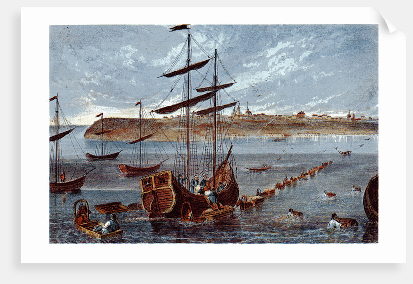 View of Taganrog, c. 1840 by Anonymous