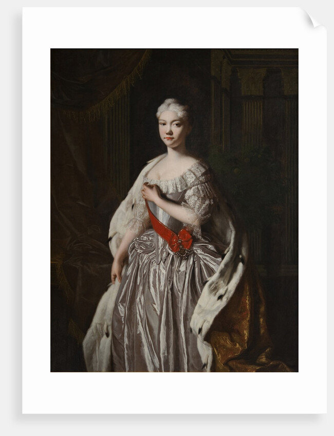 Portrait of Grand Duchess Natalya Alexeyevna of Russia (1714?1728), End 1720s by Anonymous