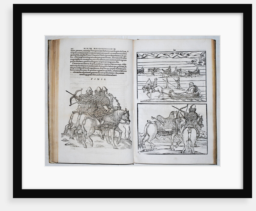 Russian warriors. Siegmund von Herberstein travels through Russia by Anonymous
