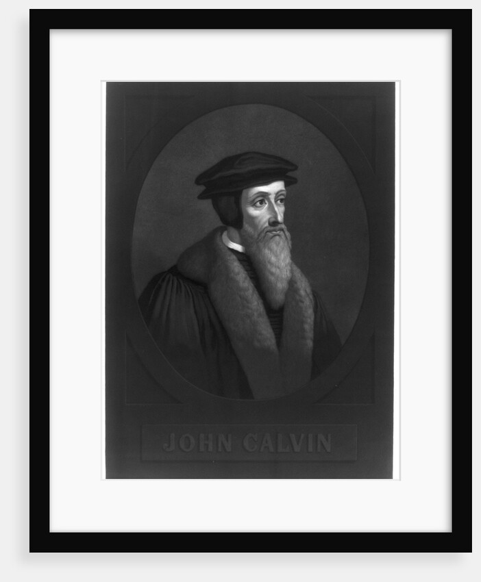 Portrait of John Calvin, Early 19th cen by Anonymous