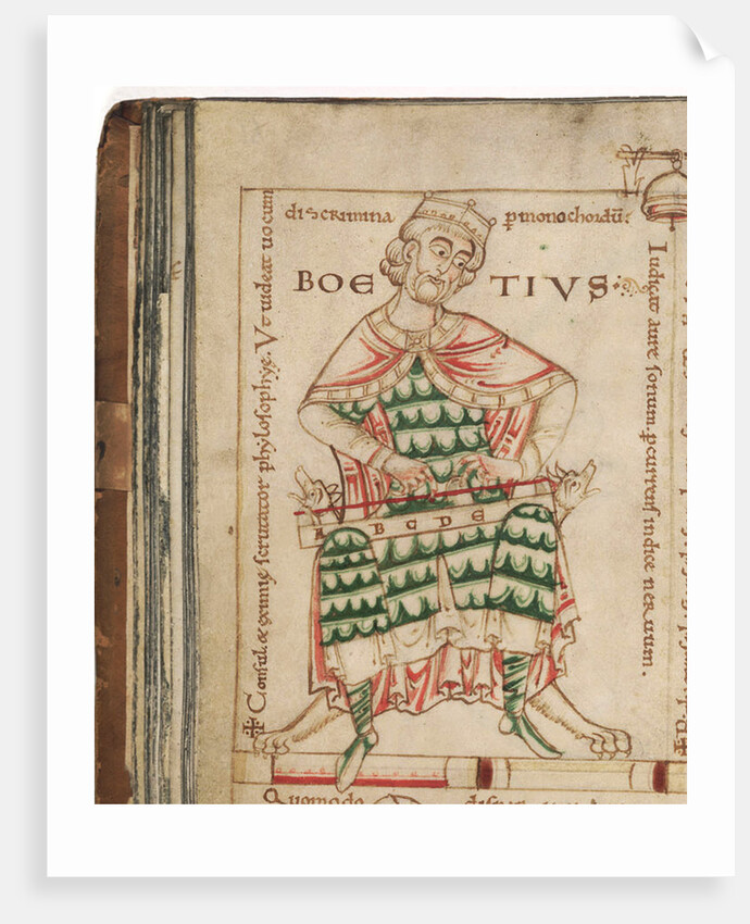 Anicius Manlius Severinus Boethius by Anonymous