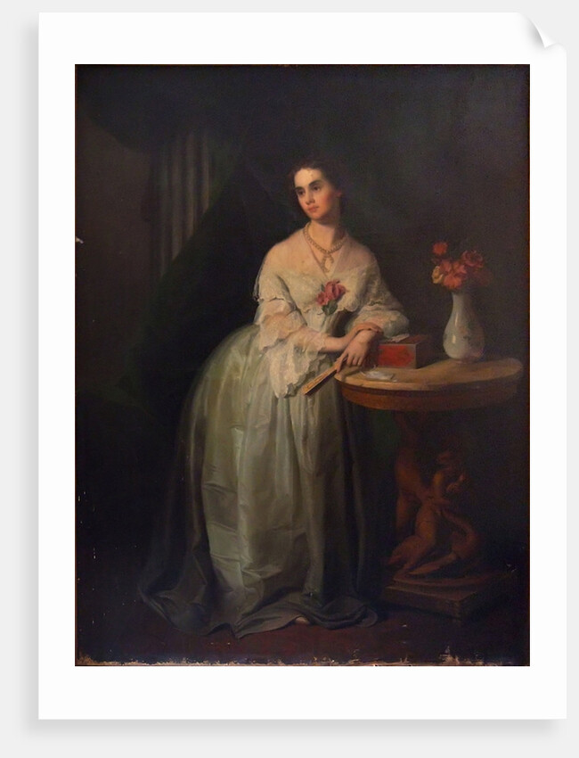 Portrait of Princess Nino Aleksandrovna Griboyedova (née Chavchavadze), Mid of the 19th cen by Anonymous