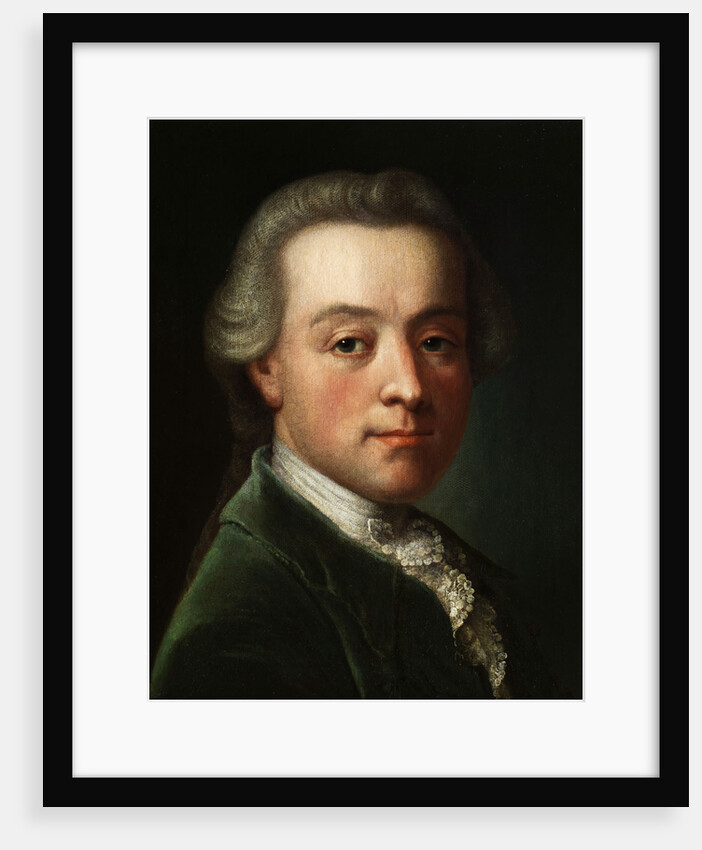 Portrait of the composer Wolfgang Amadeus Mozart (1756-1791) by Anonymous