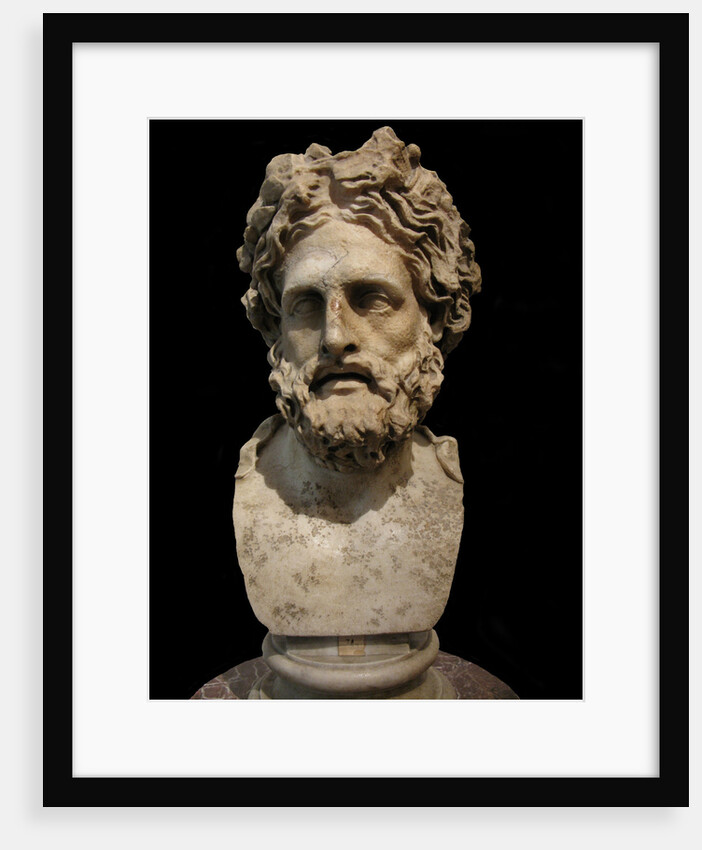 Asclepius, god of medicine and healing. (Roman copy of Greek statue by Phyromachos), 2th century BC by Classical sculpture Art of Ancient Rome