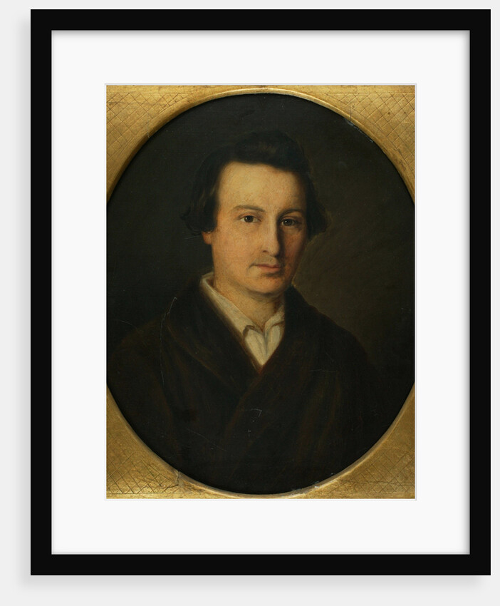 Portrait of the poet Heinrich Heine, 1843 by Isidor Popper