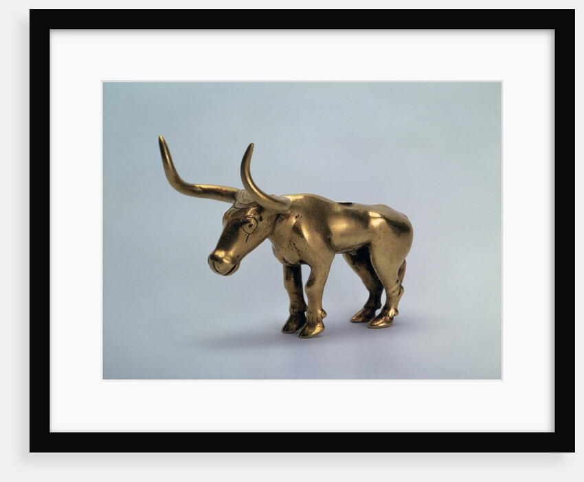 Figurine of a Bull (Piece from a pole of a canopy), 3rd millenium BC by Scythian Art