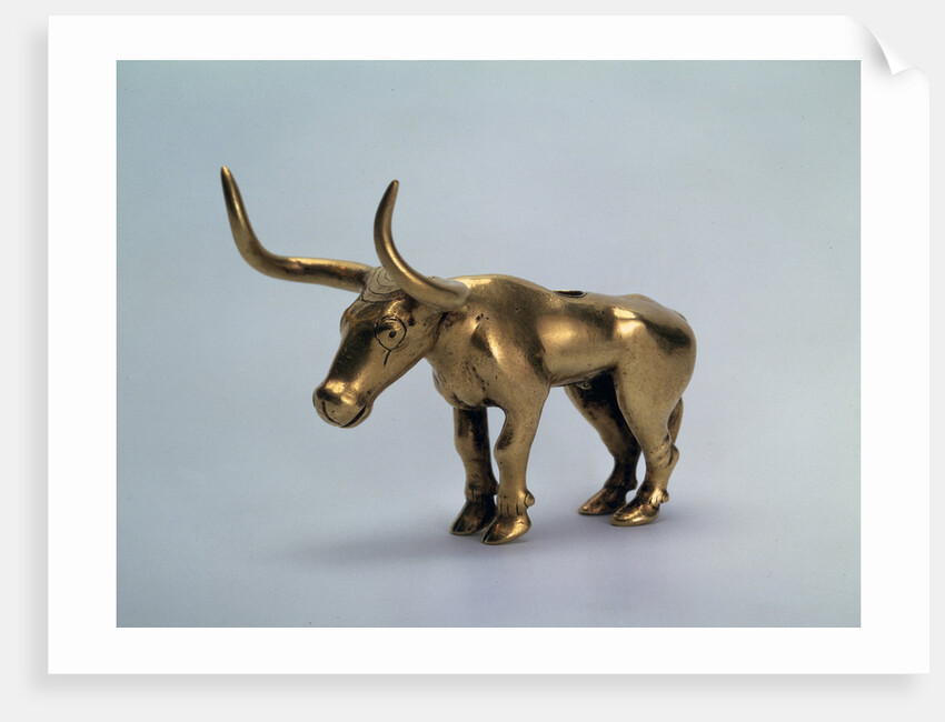 Figurine of a Bull (Piece from a pole of a canopy), 3rd millenium BC by Scythian Art