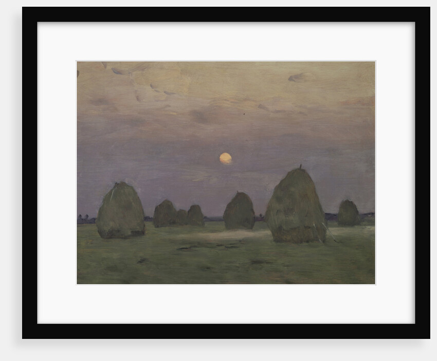Twilight. The haystacks, 1899 by Isaak Ilyich Levitan