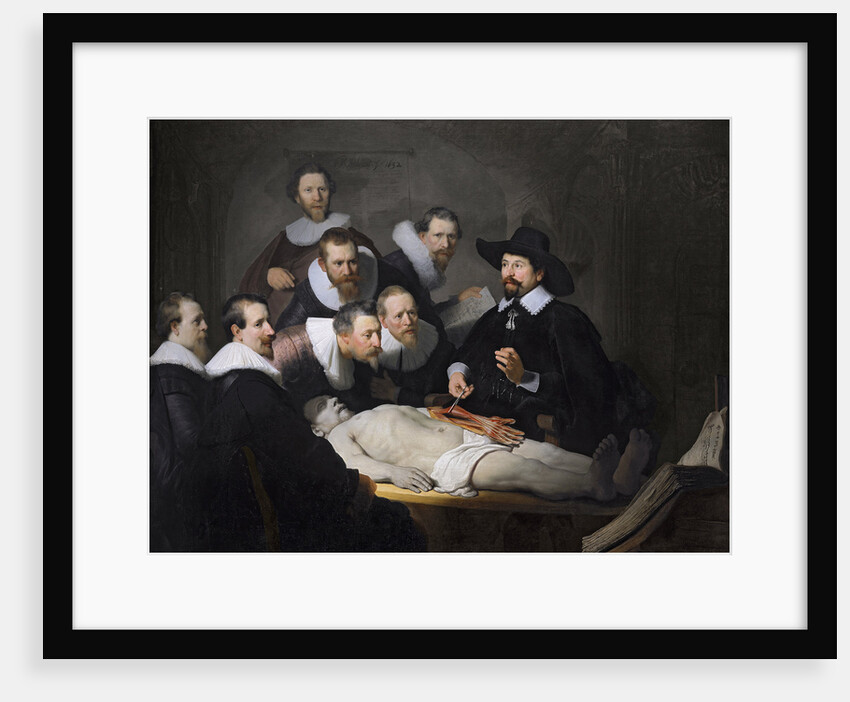 The Anatomy Lesson of Dr. Nicolaes Tulp, 1632 by Rembrandt van Rhijn
