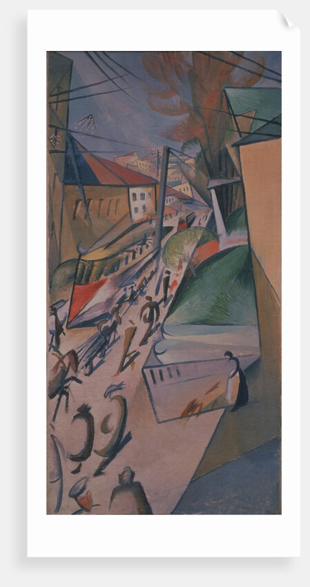 Tram, 1914 by Alexander Konstantinovich Bogomazov