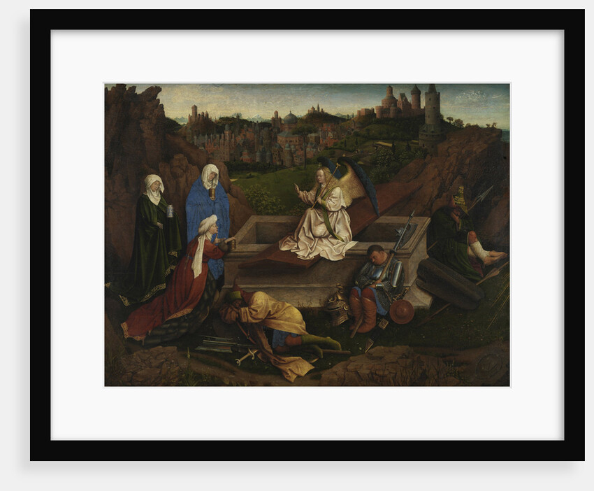 The Three Marys at the Sepulchre, c. 1440 by Hubert van Eyck