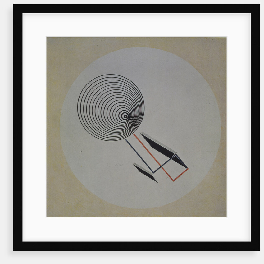 Proun 93. Floating spiral, 1924 by El Lissitzky