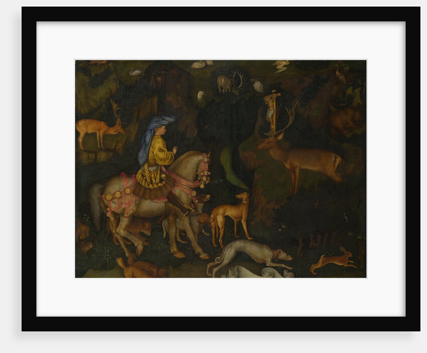 The Vision of Saint Eustace, c. 1440 by Antonio Pisanello