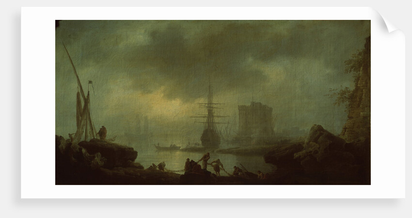 View of the Sea. Mist by Claude Joseph Vernet
