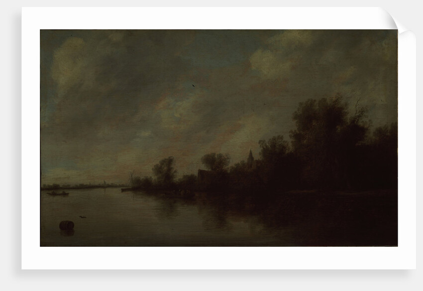 River view, 1631 by Salomon Jacobsz van Ruisdael