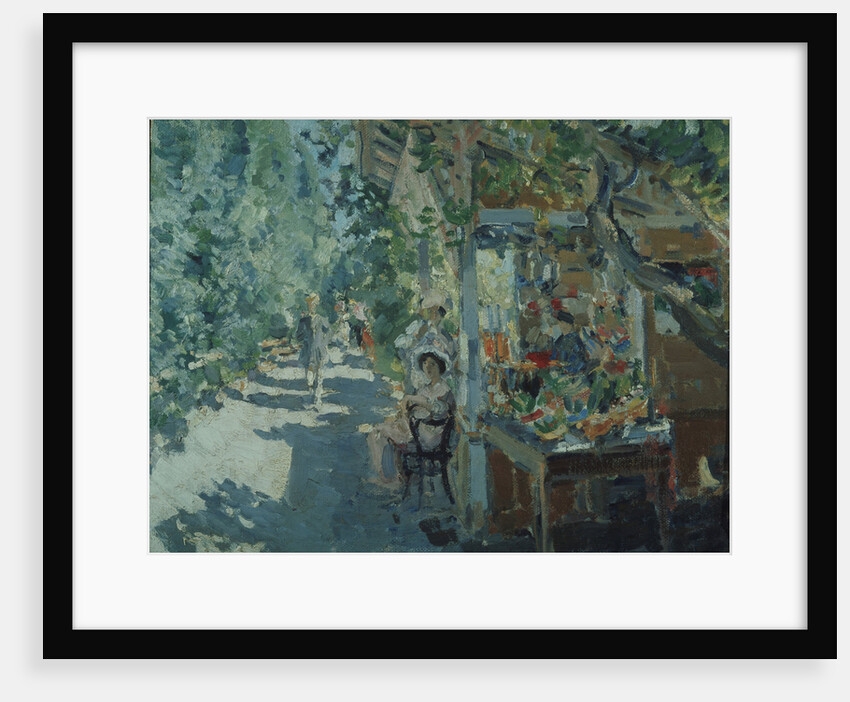 The Crimea. Fruit store, 1913 by Konstantin Alexeyevich Korovin