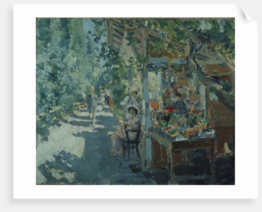 The Crimea. Fruit store, 1913 by Konstantin Alexeyevich Korovin