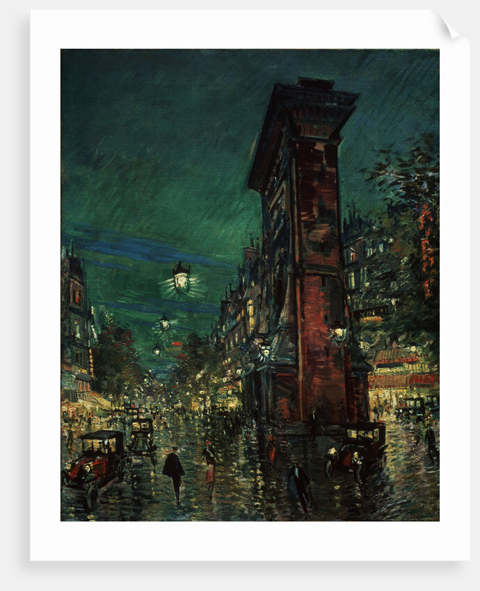 Paris, Porte Saint-Denis, 1923-1939 by Konstantin Alexeyevich Korovin