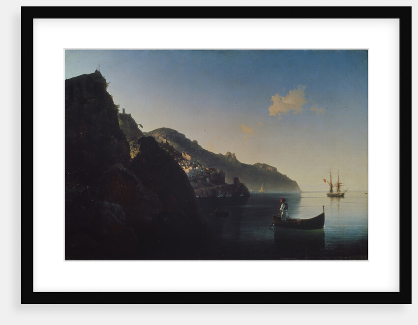 The Coast near Amalfi, 1841 by Ivan Konstantinovich Aivazovsky