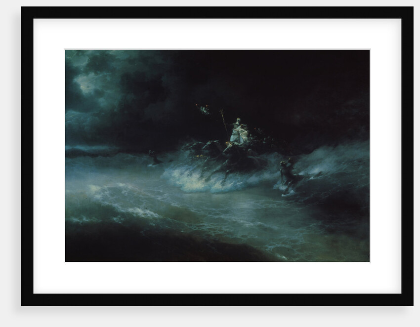 Poseidons travel over the sea, 1894 by Ivan Konstantinovich Aivazovsky