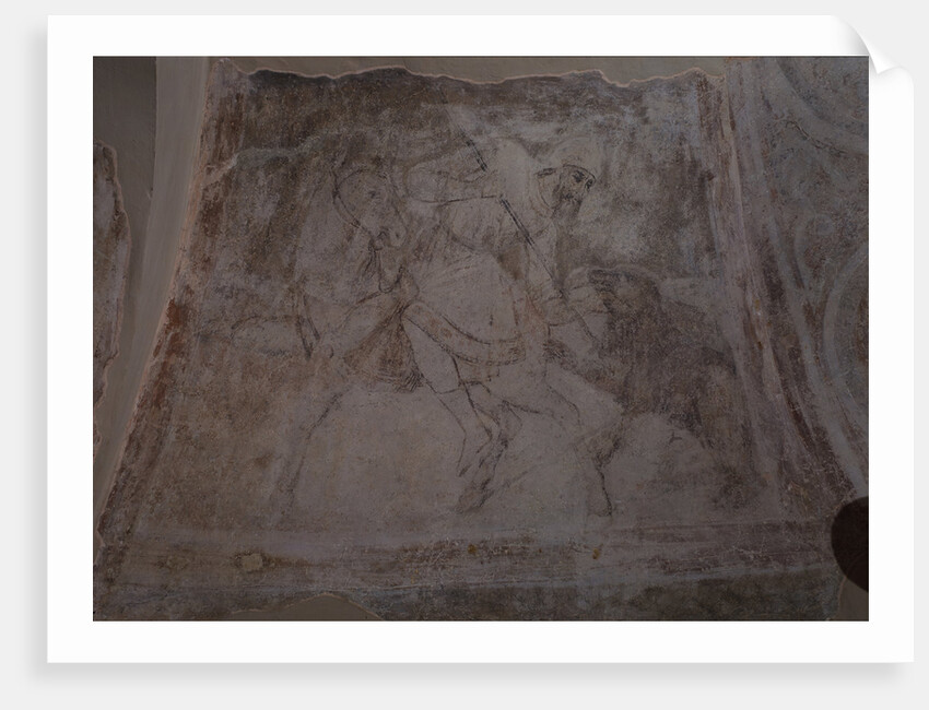 Bear Hunt, 11th century by Ancient Russian frescos