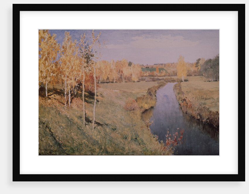 Golden autumn, 1895 by Isaak Ilyich Levitan